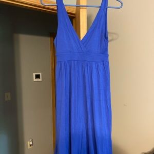 Maxi blue dress